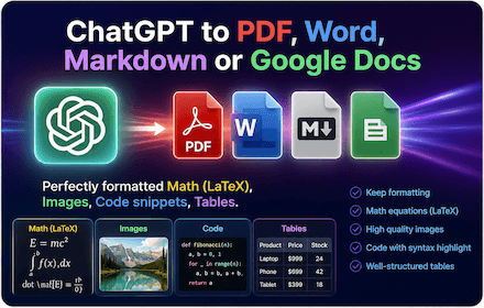 ChatGPT to PDF