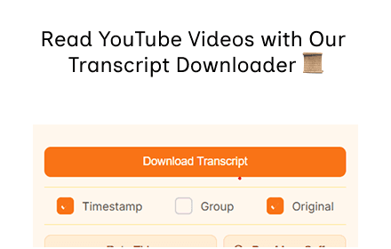YouTube to PDF & Markdown